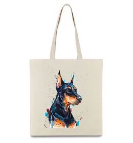 Еко-сумка Watercolor doberman