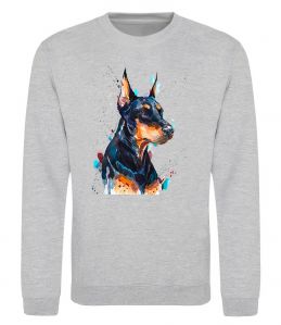 Світшот Watercolor doberman