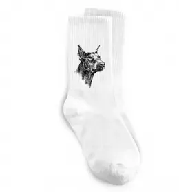 Носки Colored doberman Белый фото Носки Colored doberman Белый фото