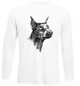 Лонгслив Doberman art Черный фото