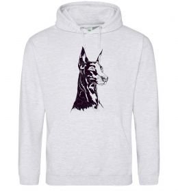 Мужская толстовка (худи) Доберман