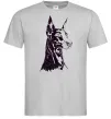 Чоловіча футболка Доберман Сірий фото