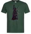 Чоловіча футболка Доберман Темно-зелений фото