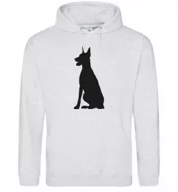 Мужская толстовка (худи) Doberman White Песочный фото