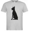 Чоловіча футболка Black doberman Сірий Чоловіча футболка Black doberman Сірий фото