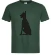 Чоловіча футболка Black doberman Темно-зелений Чоловіча футболка Black doberman Темно-зелений фото