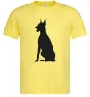 Чоловіча футболка Black doberman Лимонний Чоловіча футболка Black doberman Лимонний фото