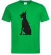 Чоловіча футболка Black doberman Зелений Чоловіча футболка Black doberman Зелений фото