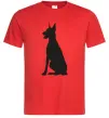 Чоловіча футболка Black doberman Червоний Чоловіча футболка Black doberman Червоний фото