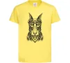 Детская футболка Blackrcolor doberman Лимонный фото