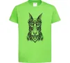 Детская футболка Blackrcolor doberman Лаймовый фото