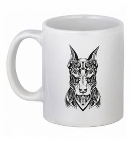 Чашка керамическая Blackrcolor doberman