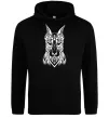 Мужская толстовка (худи) Blackrcolor doberman Черный фото