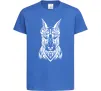 Детская футболка Blackrcolor doberman Ярко-синий фото