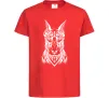 Детская футболка Blackrcolor doberman Красный фото
