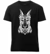 Мужская премиум футболка Blackrcolor doberman Черный фото