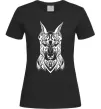Женская футболка Blackrcolor doberman Черный фото