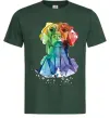 Чоловіча футболка Лабрадор кольоровий Темно-зелений фото