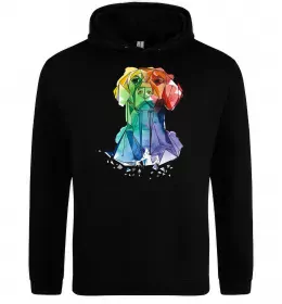 Женская толстовка (худи) Dog let's rock Песочный фото Женская толстовка (худи) Dog let's rock Песочный фото