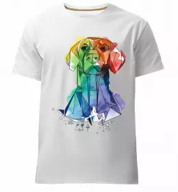 Мужская премиум футболка Улюблена собака Белый фото