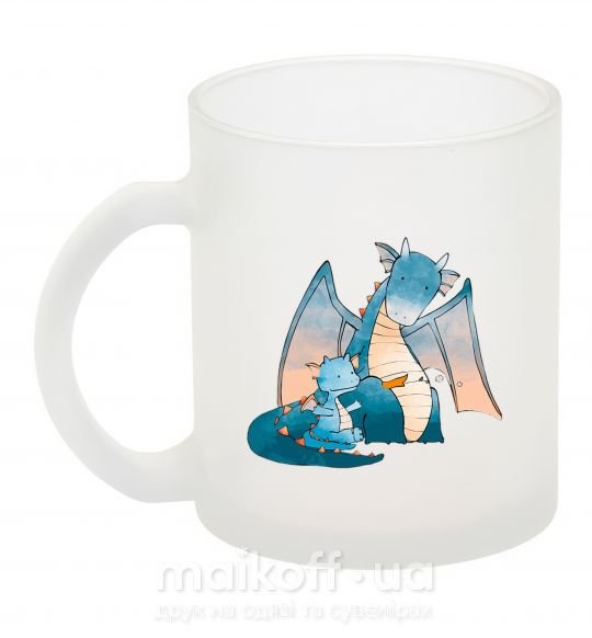 Чашка стеклянная Dragon Family Фроузен фото