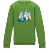 Детский Свитшот Dragon Family Лаймовый фото