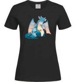 Женская футболка Dragon Family