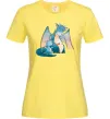 Жіноча футболка Dragon Family Лимонний фото