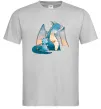 Мужская футболка Dragon Family Серый фото