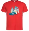 Мужская футболка Dragon Family Красный фото