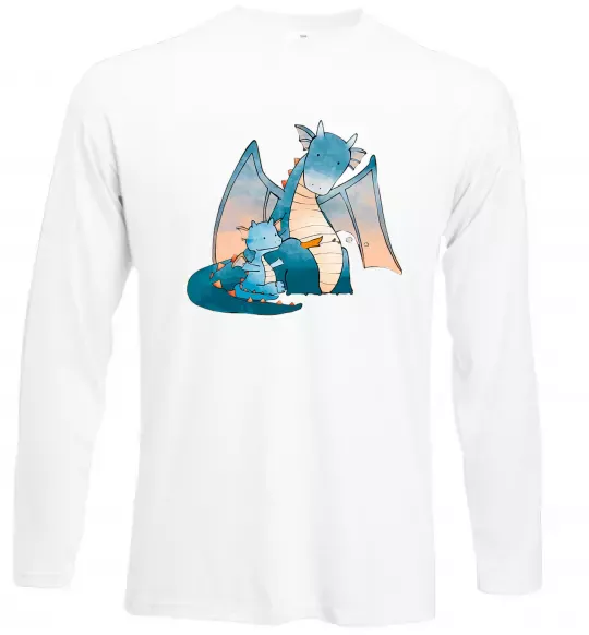 Лонгслів Dragon Family Білий фото