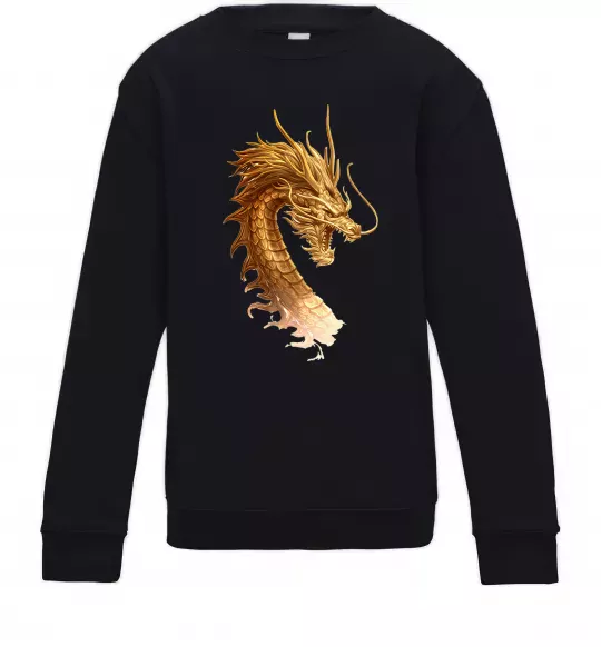 Дитячий світшот Golden Dragon Чорний фото