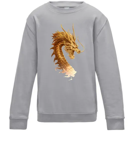 Дитячий світшот Golden Dragon Сірий меланж фото