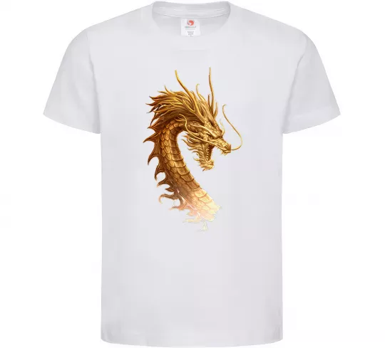 Детская футболка Golden Dragon Белый фото