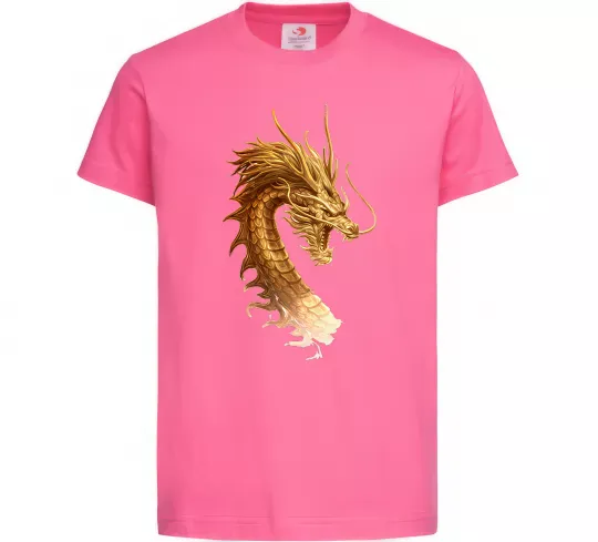 Детская футболка Golden Dragon Ярко-розовый фото