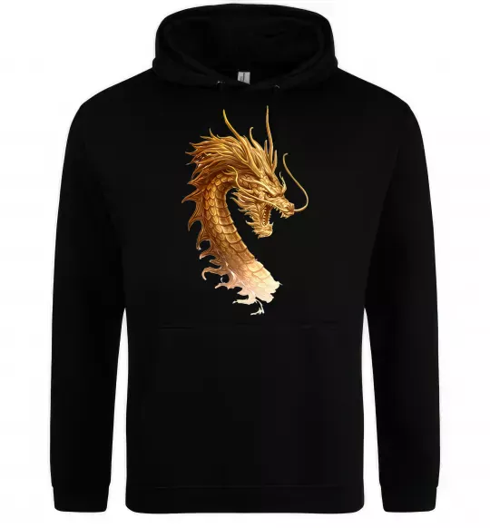 Чоловіча толстовка (худі) Golden Dragon Чорний фото