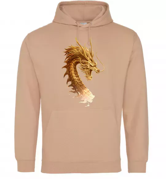 Чоловіча толстовка (худі) Golden Dragon Пісочний фото
