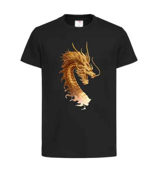 Дитяча футболка Golden Dragon Чорний фото