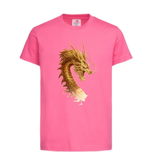 Дитяча футболка Golden Dragon Яскраво-рожевий фото