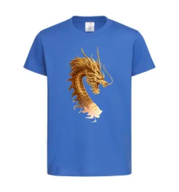 Детская футболка Golden Dragon Ярко-синий фото