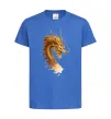 Дитяча футболка Golden Dragon Яскраво-синій фото
