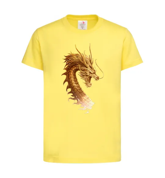Дитяча футболка Golden Dragon Лимонний фото