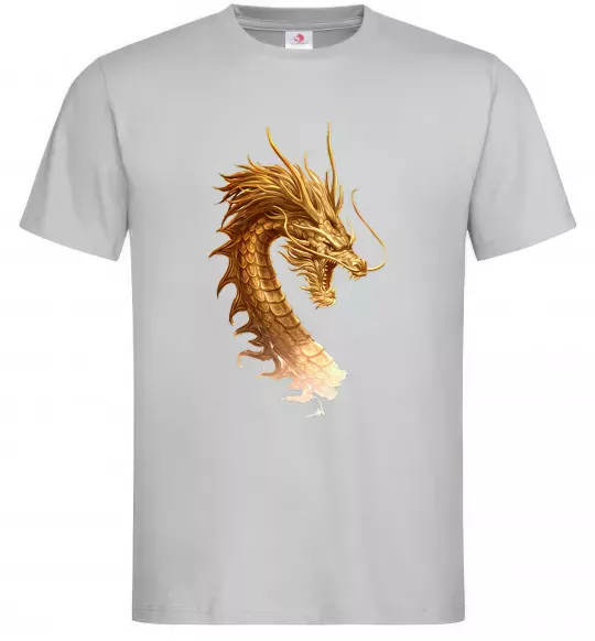 Мужская футболка Golden Dragon Серый фото