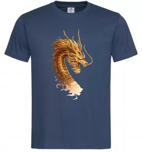 Мужская футболка Golden Dragon Темно-синий фото