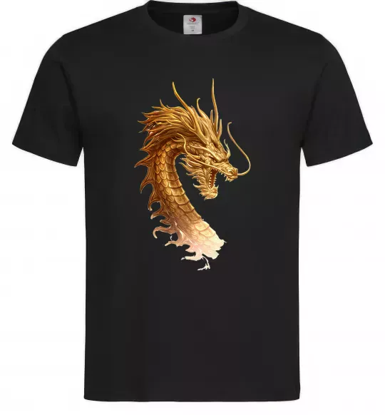 Мужская футболка Golden Dragon Черный фото