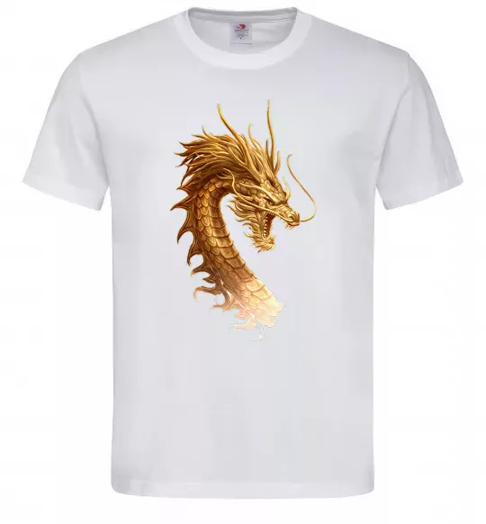 Мужская футболка Golden Dragon Белый фото