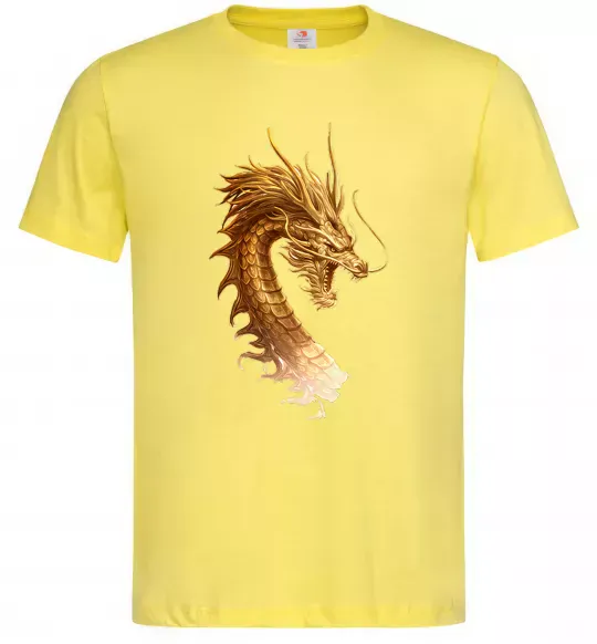Мужская футболка Golden Dragon Лимонный фото