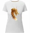 Женская премиум футболка Golden Dragon Белый фото