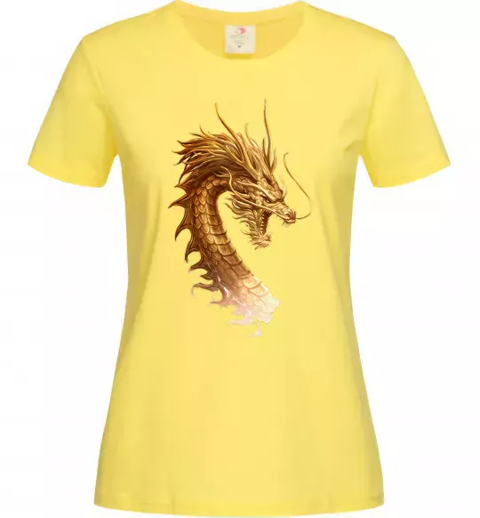Жіноча футболка Golden Dragon Лимонний фото