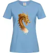 Жіноча футболка Golden Dragon Блакитний Жіноча футболка Golden Dragon Блакитний фото